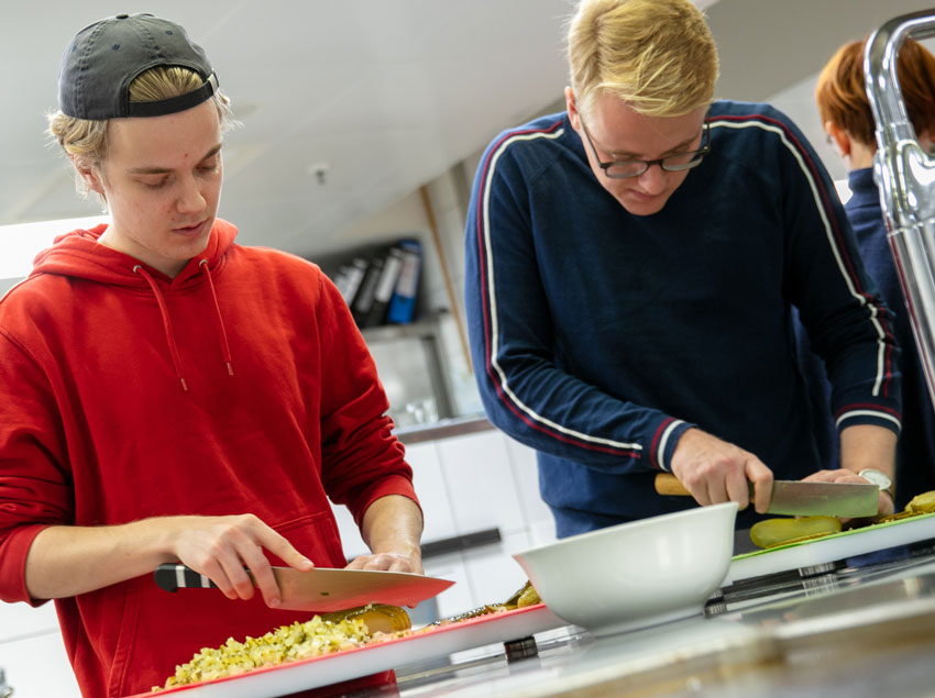 Küchen-Workshop mit Schüler:innen